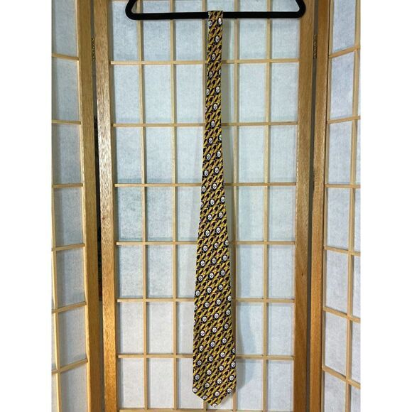 Pittsburgh Steelers Silk Men's Necktie - Picture 5 of 8